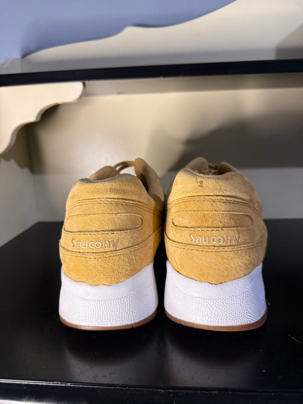 Men’s saucony shadow 6000 Irish coffee pack whiskey seude. Size 14 - Picture 3 of 9